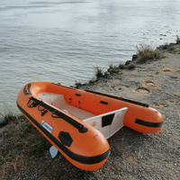 Bateau pneumatique en PVC d'usine OEM avec moteur hors-bord pour yacht de sport Bateau à moteur de pêche intérieur Bateau pneumatique en caoutchouc à vendre