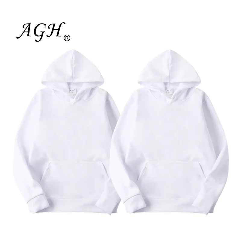 AGH China USA warehouse XL-4XL 100% polyester sublimation hoodies women men blank hoodies for DIY printing