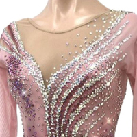 Robe de patinage artistique Pole Dance Vêtements Filles Costume de danse latine Robes patineuses Compétition Patinage Costumes de danse Pas cher