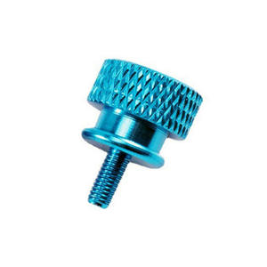 Rändelschraube, Eloxiertes, Farbiges Aluminium, Kundenspezifisch, M2 M3 M4 M10 <span class=keywords><strong>M20</strong></span>, Schwarze Kunststoffschraube - Product Image 6