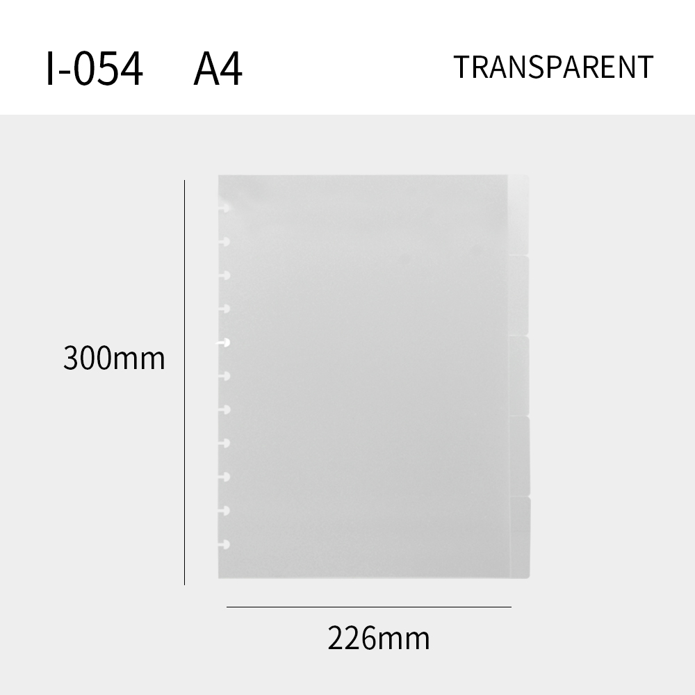 A4 Transparent 1-5