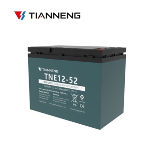 Tianneng 12-52 Rechargeable <b>Deep</b> <b>Cycle</b> <b>12v</b> 52ah Motive Lead Acid <b>Battery</b> - Product Image 2