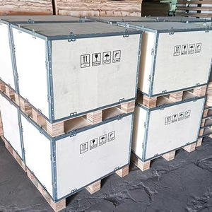Wooden <b>Crates</b> Steel Edged Custom Made For Logistics Transportation Export Packaging Equipment - Product Image 3