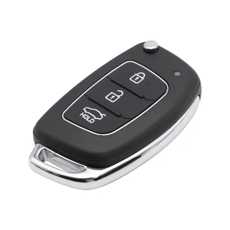 Original PCB H-yundai Elantra 2014 2015 2016 3 Buttons Flip Remote Control Car Key Fob 433mhz Id46 Chip