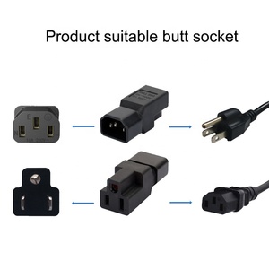 10A IEC 320 <span class=keywords><strong>C14</strong></span> Nam để NEMA 5-15r chúng tôi nữ cắm <span class=keywords><strong>Adapter</strong></span> - Product Image 6