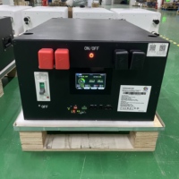 Nuevo Diseño con Ruedas, Batería de Litio Solar JK V19 BMS de 48V 300Ah, Paquete de Baterías de 15kwh para Almacenamiento de Energía Solar, Batería LiFePO4 de 48V 300Ah