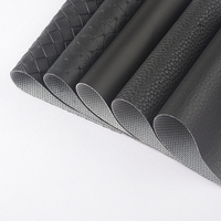 0.7mm tricoté support Pvc cuir synthétique artificiel tissu Faux cuir faux cuir pour meubles voiture automobile canapé sac