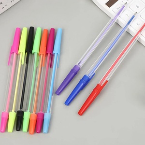 Set di 10 Penne a Sfera Multicolore all'Ingrosso, Punta Media 1.0mm, Inchiostro Multicolore, Set di Penne in Plastica per Cancelleria Scolastica - Product Image 5