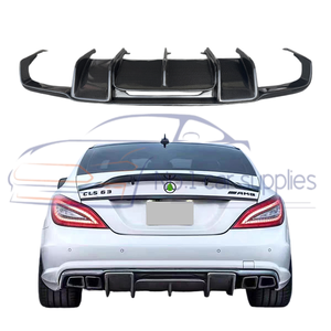 Diffuseur arrière de style <span class=keywords><strong>R</strong></span> en fibre de carbone de haute qualité C218 CLS avec trou pour lampe pour <span class=keywords><strong>Mercedes</strong></span> Benz Classe C 63 <span class=keywords><strong>AMG</strong></span> - Product Image 5