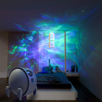 Lampe projecteur nébuleuse, ciel étoilé, lumière nocturne, lumière ambiante changeante de couleur RGB pour la chambre à coucher, décoration de la maison
