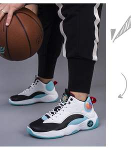 Manufacturing Sneakers Durable Pu Leather Men Large Size 48 Silicon Insole Honeycomb Style Custom <strong>Outdoor</strong> <strong>Basketball</strong> <strong>Shoes</strong> - Product Image 3