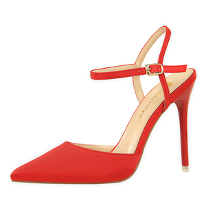 86-2 semplice europee e Americane <span class=keywords><strong>scarpe</strong></span> da <span class=keywords><strong>donna</strong></span> con <span class=keywords><strong>scarpe</strong></span> di alta-<span class=keywords><strong>tacco</strong></span> <span class=keywords><strong>alto</strong></span> in raso bocca superficiale a punta sexy del locale notturno sandali sottili - Product Image 5