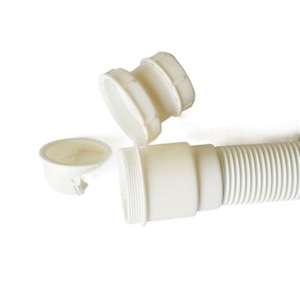 Tubo de desagüe de cerámica para lavabo, diseño curvo de ajuste por compresión de 1,5 pulgadas para lavabos y fregaderos, fácil instalación - Product Image 4