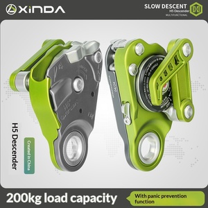 Xinda Troisième Génération <span class=keywords><strong>Série</strong></span> H H5 Descender – Équipement de Protection pour Travaux en Hauteur et Descente Rapide en Extérieur avec Anti-panique et Retardeur - Product Image 5