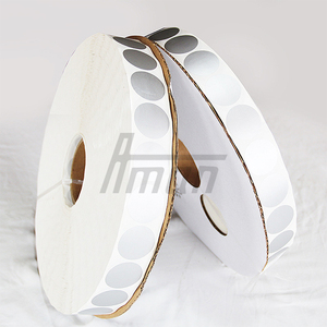 <b>Scratch</b> Off Sticker 38mm Round PET Anti-Counterfeiting Label for Password Cards Game Vouchers Custom B2B Packaging - Product Image 4