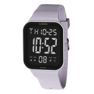 <span class=keywords><strong>Lasika</strong></span> นาฬิกากีฬากันน้ำของผู้ชาย, 3BAR กันน้ำจอแสดงผลดิจิตอลจับเวลาได้มีเข็มทิศ - Product Image 1