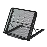 Support de moniteur pliable et rotatif en acier, support de tablette réglable