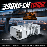 Moteur servo à couple élevé XQ-POWER XQ-S9350D 390 kg, sans balais, étanche, engrenage en acier inoxydable, prise 30 V, pour bras robotique, vente en gros OEM