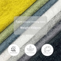 Tissu d'ameublement en polyester 100 % tricoté chaîne uni, résistant à la décoloration, respirant, ignifuge, poids moyen, pour voiture, sac et textile de maison