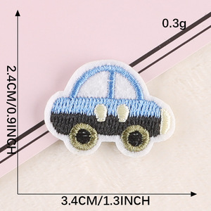 Máy tính thêu Kích thước nhỏ phim hoạt hình xe sắt trên các bản vá lỗi cho trẻ em và em bé quần áo trang trí - Product Image 5