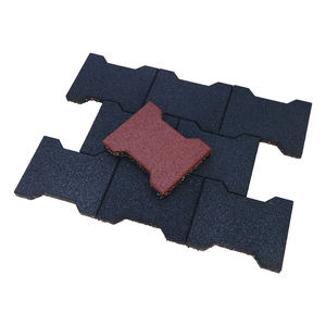 Muestra gratis no tóxico pista de carreras de caballos en forma de perro hueso piso de goma pavimentadora ladrillos - Product Image 3