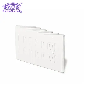 Fabe baby safety Childproof Self-Closing Outlet Covers An Alternative To Wall Socket Plugs for Child Proofing Outlets