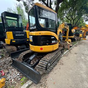 Mini-excavatrice sur chenilles CAT303C d'occasion de 3 tonnes, directement de l'usine, moteur et pompe Caterpillar japonais pour travaux agricoles et de construction - Product Image 1