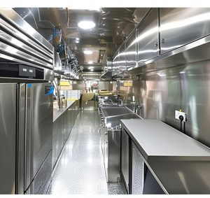 Nuevo Remolque de Comida Móvil, Camión de Comida para Hot Dogs, Pizza, Café, Helados, con Cocina Completa, <span class=keywords><strong>Camper</strong></span> Van, Restaurante Móvil - Product Image 4