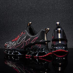 Sneakers Nere da Uomo, Scarpe Casual da <span class=keywords><strong>Tennis</strong></span>, Scarpe di Lusso con Piattaforma, Scarpe da Ginnastica Traspiranti alla Moda per Uomo - Product Image 2