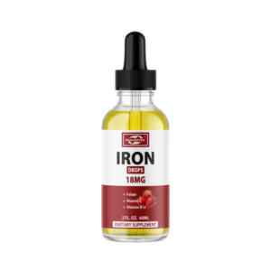 ODM/OEM Gotas Líquidas de Hierro en Oferta, Suplemento Dietético, Apoyo Inmunológico y Energético, Sabor Fresa - Product Image 1
