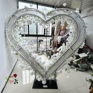 <span class=keywords><strong>Bouquet</strong></span> de <span class=keywords><strong>mariée</strong></span> SPR fournitures de mariage sur mesure Arrangement de fleurs décoratives artificielles réception scène toile de fond coeur arc fleur - Product Image 2