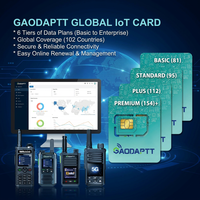 Tarjeta SIM GaodaPTT Premium Plan Global IOT 3G 4G, Tarjeta IOT Multi-red con Cambio Automático para Radio Bidireccional