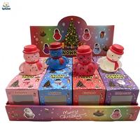 Nouveauté 2026 : Jouets anti-stress mignons en gros – Bonhomme de neige Squishy de Noël avec liquide flottant, paillettes et sequins – Jouet à presser pour enfants OEM TX