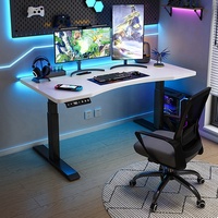 Table de jeu bureau réglable électrique table ergonomique