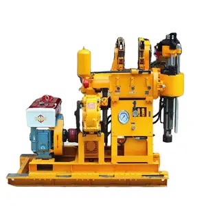Máquina de perfuração de furo hidráulico banrong, mini furo de profundidade de 200m, equipamento de perfuração