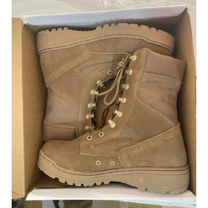 Botas de Desierto DFT1124 LAMAI en Color Verde Coyote, Personalizadas en Cuero Vacuno de Gamuza - Product Image 2