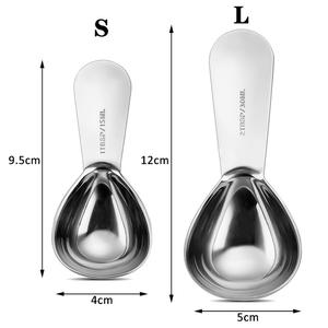 2PCS Set Kitchen Gadgets 1Pcs Silver Multi Purpose 30ml/15ml Tablespoon 304 Stainless Steel Coffee <b>Measuring</b> Spoon - Product Image 5