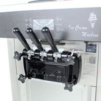 Machine à Crème Glacée Molle Professionnelle Automatique Trois Parfums, Équipement de 25 Litres