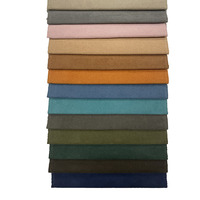 Fabrication de tissus d'ameublement en faux daim, textiles 100% Polyester, housse de canapé, tissu velours