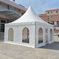 Tente Pagode Modulaire Extérieure en PVC Imperméable et Résistante aux UV avec Parois Latérales en PVC, Taille Personnalisée, pour Événements et Fêtes, Résistante aux Fortes Régimences Météorologiques