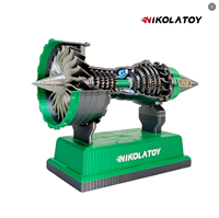 Modèle de moteur turbofan d'avion miniature NIKOLATOY 900, peut être démarré, avec emballage d'origine, pour les 14 ans et plus