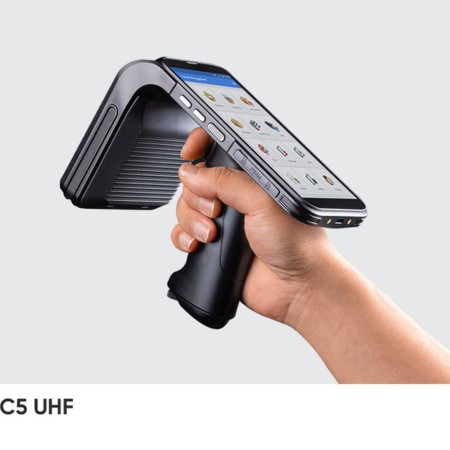 C5 Android 13 IP65 4G Handheld Mobile Computer Stronger UHF RFID Reader Barcode Scanner GPS Rugged PDA NFC Reader