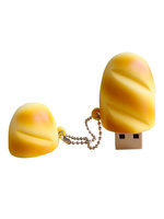Clé USB 2.0 portable en forme de pain mignon, 128 Go 64 Go, modèle alimentaire adorable, clé USB porte-clés