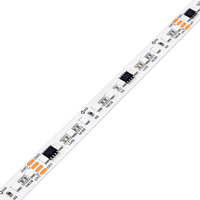 Pohon Natal IP65 dengan Lampu LED 24V Slim Lebar PCB 10mm Kepadatan Tinggi 120Leds UCS8603 Lampu Strip LED RGB untuk Dekorasi Natal