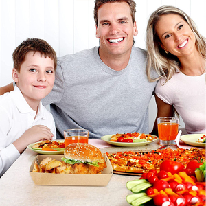 Khay Đựng Thức Ăn Bằng Giấy Kraft Có Logo Và Kích Cỡ Tùy Chỉnh Dùng Một Lần Của Nhà Máy Trung Quốc - Product Image 5