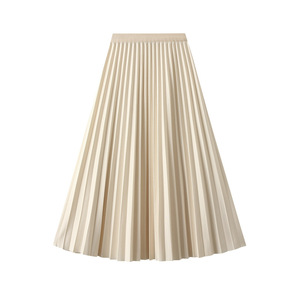 <span class=keywords><strong>Jupe</strong></span> plissée en accordéon élastique taille haute <span class=keywords><strong>pour</strong></span> femme <span class=keywords><strong>jupe</strong></span> plissée polyvalente décontractée <span class=keywords><strong>pour</strong></span> l'automne <span class=keywords><strong>hiver</strong></span> 2024 <span class=keywords><strong>jupe</strong></span> plissée mi-longue 0211 - Product Image 2