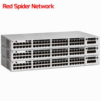 Cisco C9300L-48T-4X-E Catalyst 9300L Baru, Switch Data 48-Port 1G dengan 4X10G SFP+ Uplink, StackWise-320, Network Essential