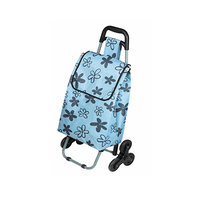 Vente en gros Offres Spéciales Chaise de Shopping Pliante 3 Roues Peut Monter Escalier Chariot Main Pliant Bagages Chariot Sac Avec Roue