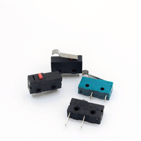 Petit interrupteur à bouton-poussoir 3 broches 16A 250V micro interrupteur micro fin de course avec rouleau