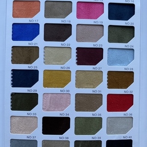 قماش من جلد الغزال والبوليستر محبوك-GSM ليّن يشعر بالراحة لليد المنزلية ، شبشب ، بطانة فنادق - Product Image 2